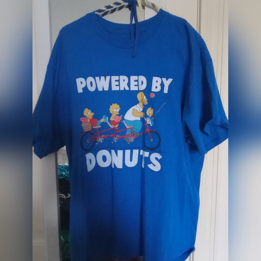 Blue Simpsons Shirt with Fun Graphic